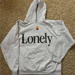 Lonely ghost apple hoodie